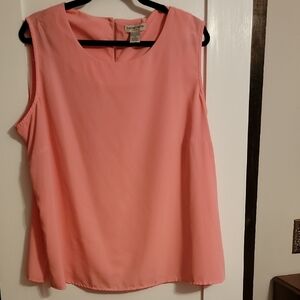 Nordstrom Coral Sleeveless Blouse